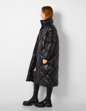 Cappotto lungo puffy