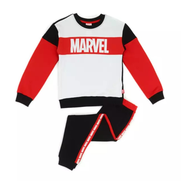 Completo maglia e pantaloni bimbi Marvel cotone b...