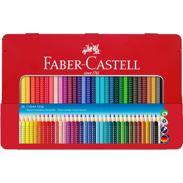 Matite Colorate Acquerellabili Colour Grip Faber ...