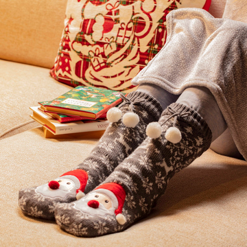 Calze antiscivolo donna Babbo Natale