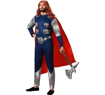 Costume da eroe dei fumetti Dio del tuono per uomo